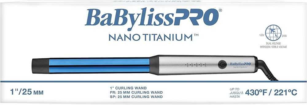 Rizador Profesional Nano Titanium 1" – 25 mm