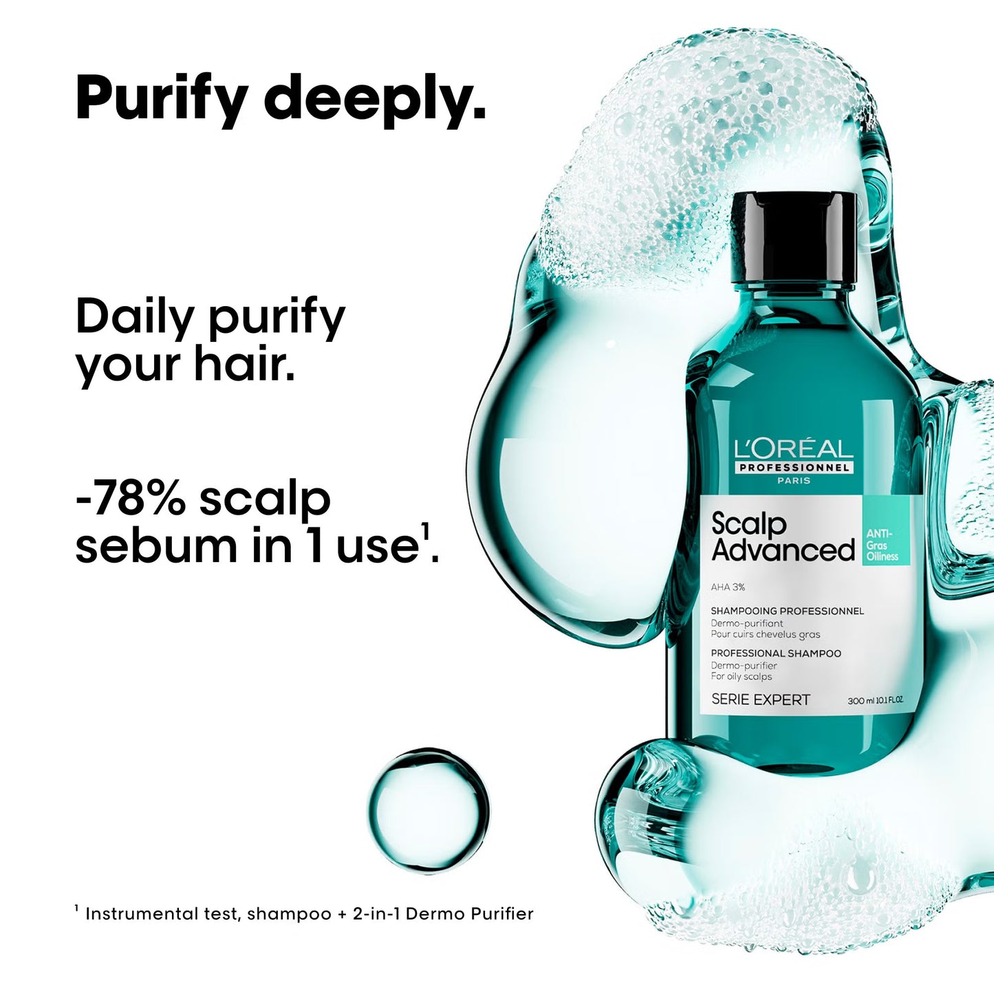 L'Oréal Professionnel Scalp Advanced Shampoo Anti-Grasa